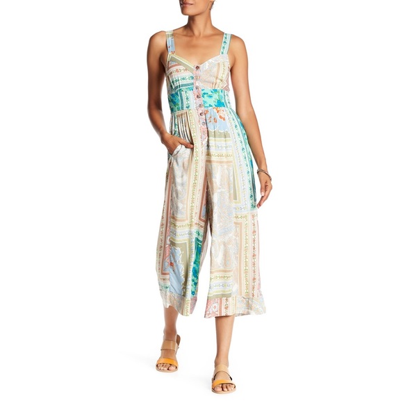 Anthropologie Tracy Reese Patchwork Jumpsuit - Picture 3 of 11
